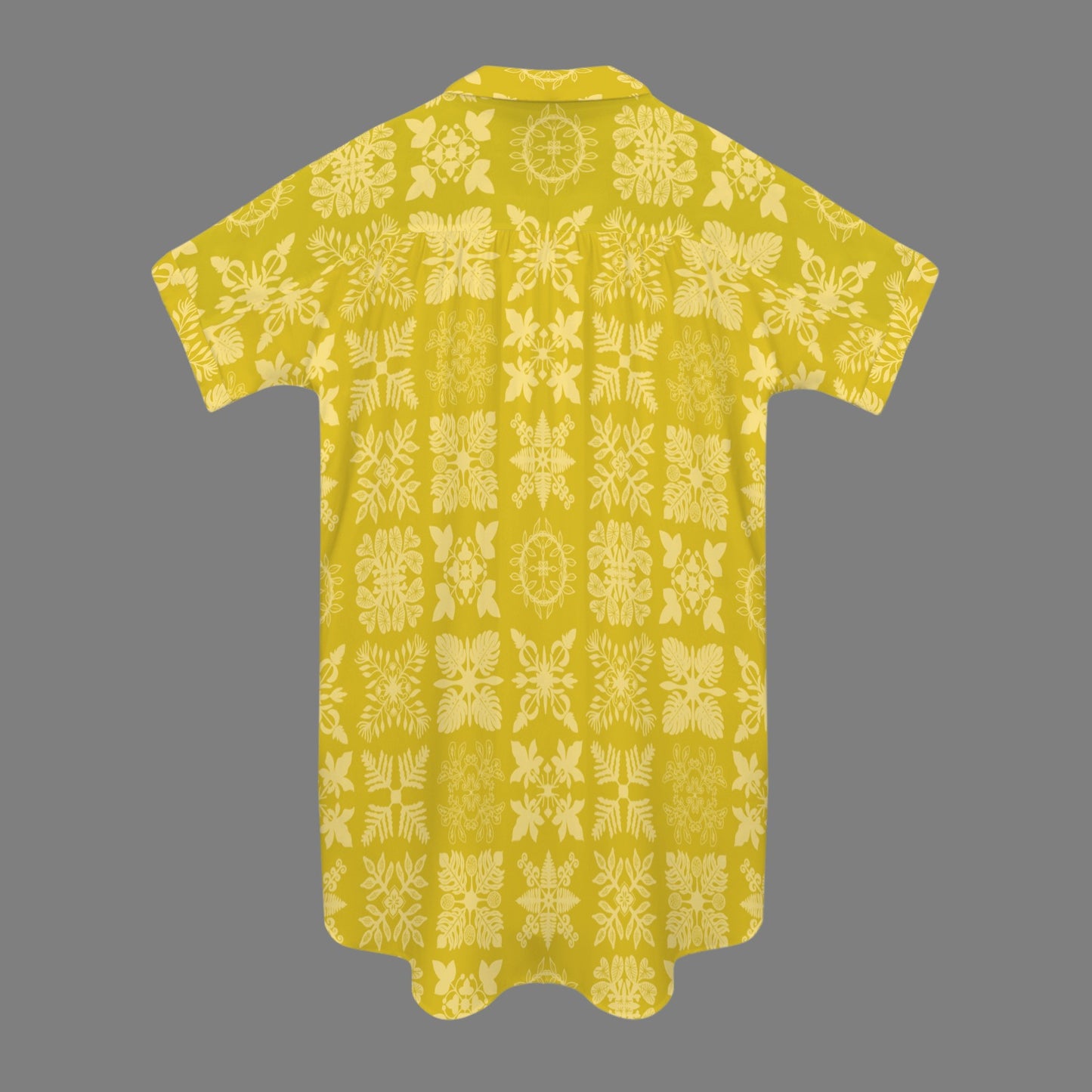 Kapa Kuiki Quilt Nani 2.0 Shirt Dress - Yellow