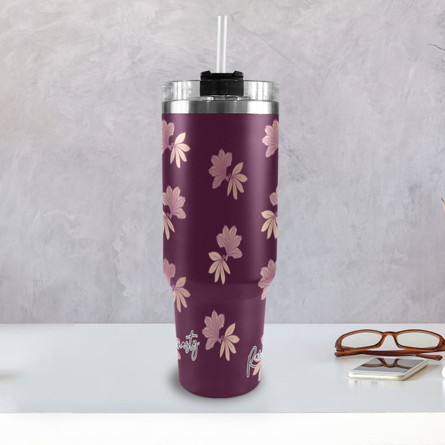 Naupaka Kahakai and Kuahiwi 40oz Tumbler