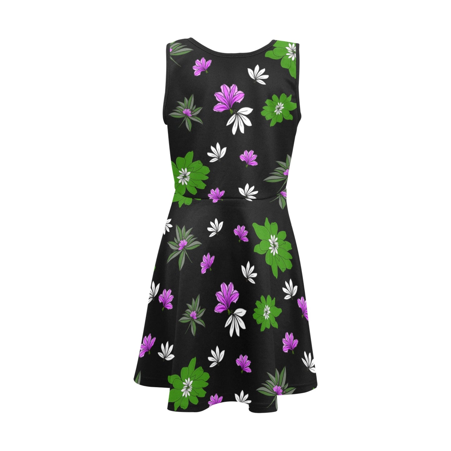Naupaka Hawaiian Print Girl's Sleeveless Sundress