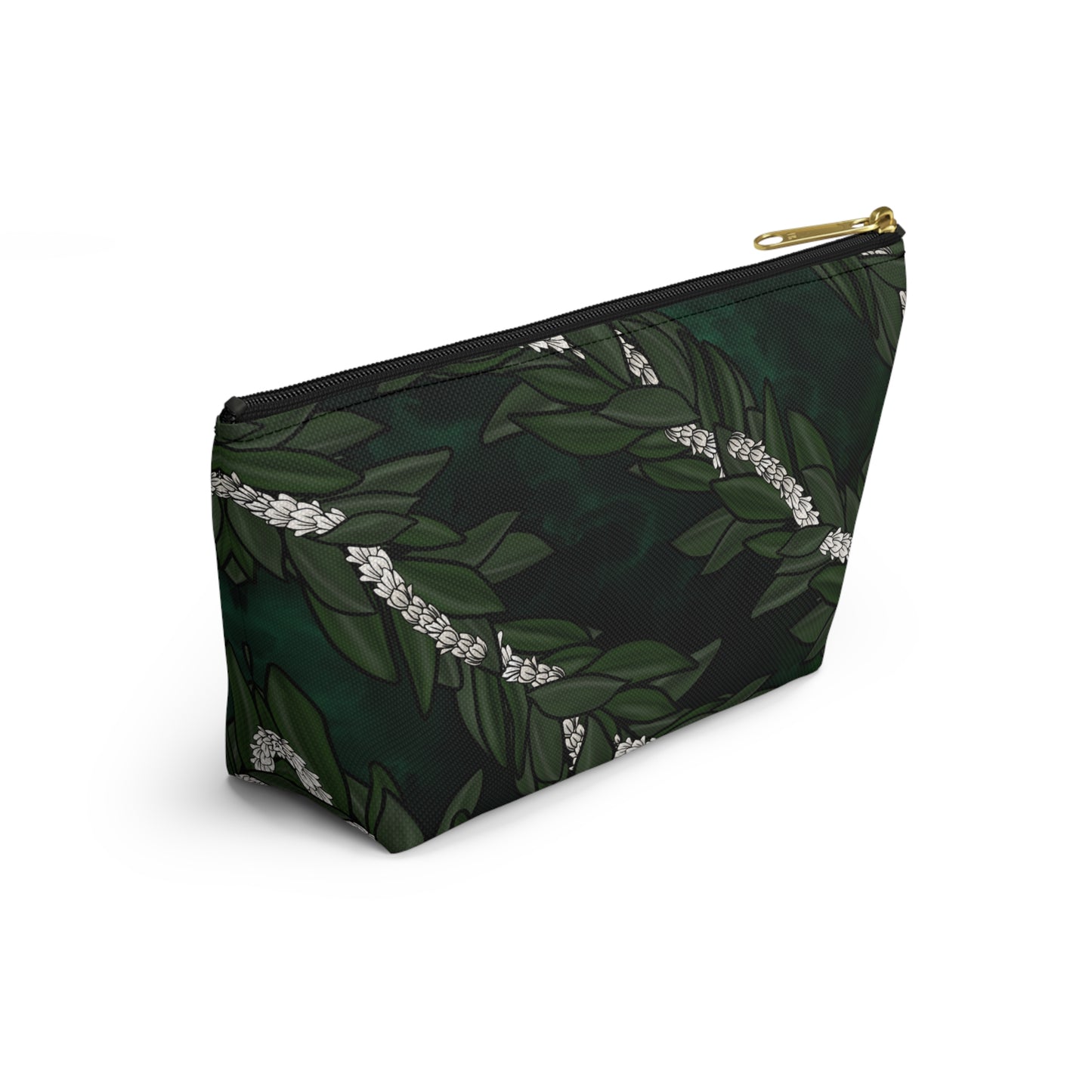 Pikake Maile Lei Accessory Pouch w/ T-Bottom