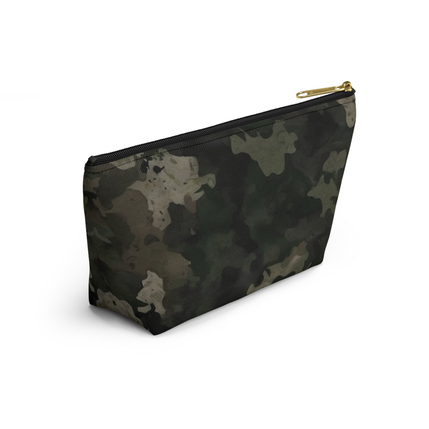 Dark Green Camouflage Aloha Dynasty Accessory Pouch w T-bottom