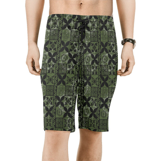 He'enalu Board Shorts - Hawaiian Kapa Quilt (Select)