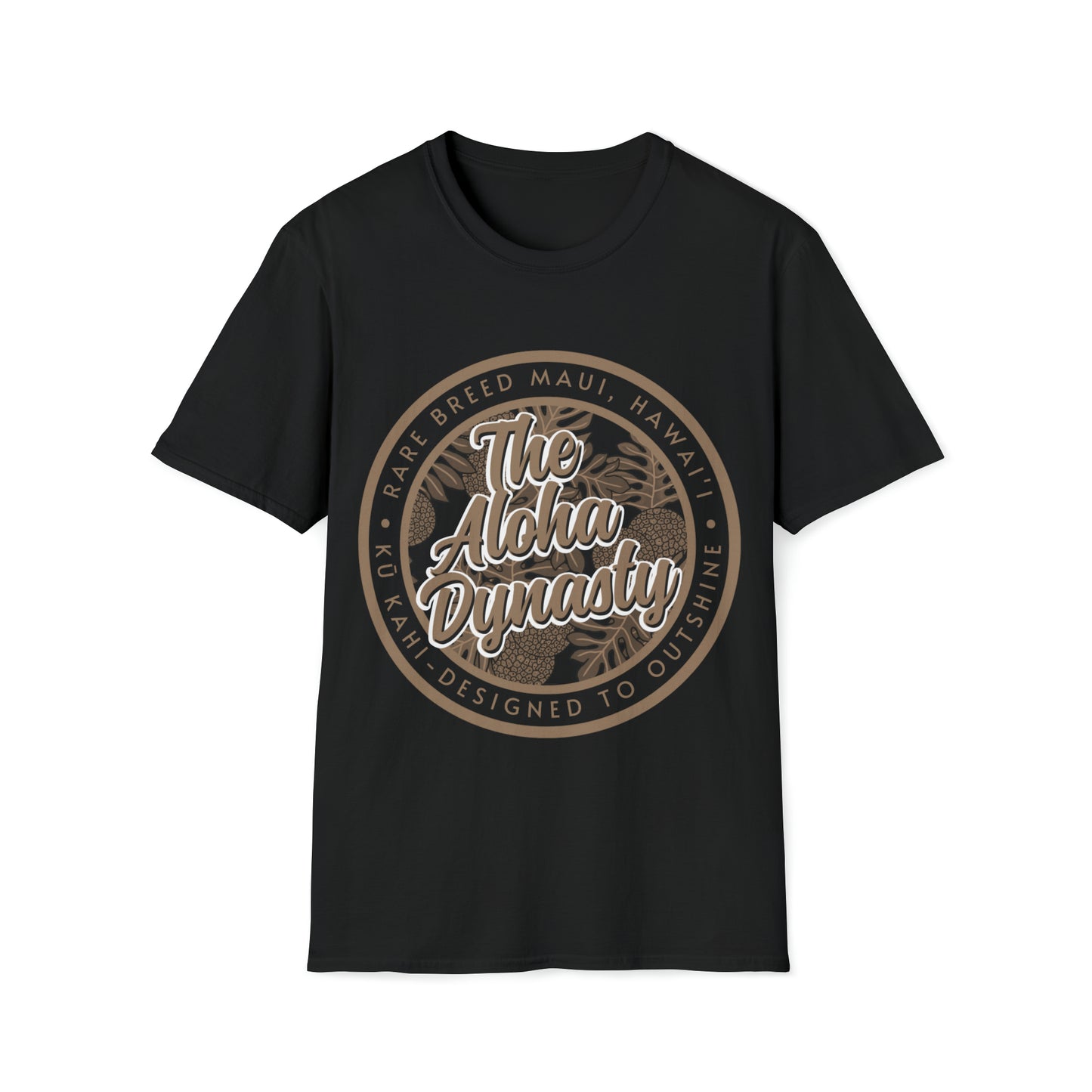 Ulu Breadfruit Hawaiian Print, The Aloha Dynasty Unisex Softstyle T-Shirt