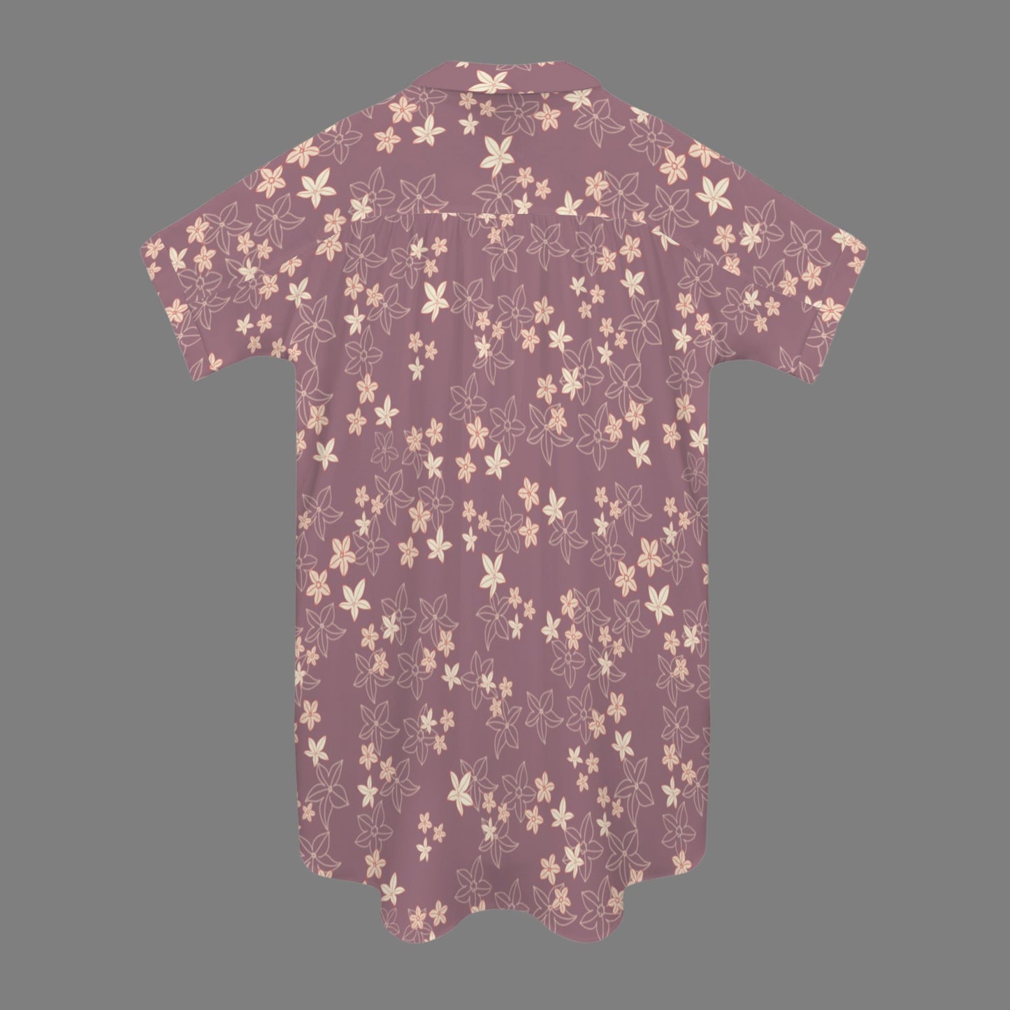 Nani 2.0 Shirt Dress - Pua Ala Aumoe - Night Blooming Jasmine