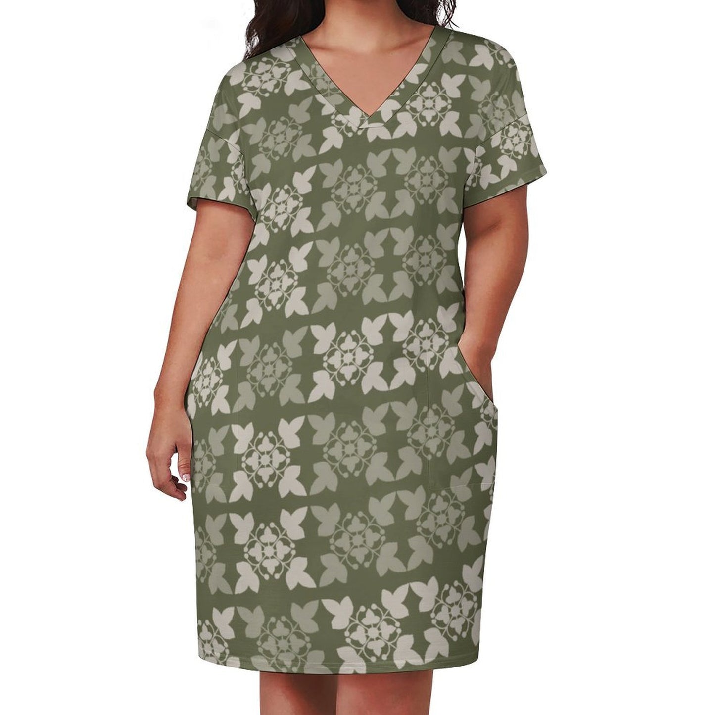Hiʻilei Dress - Kukui Kapa Kuiki Hawaiian Print