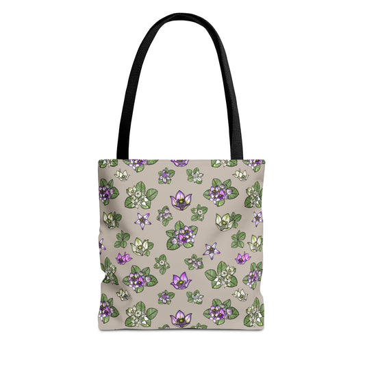 Pua Kalaunu Crown Flower Hawaiian Print Tote Bag