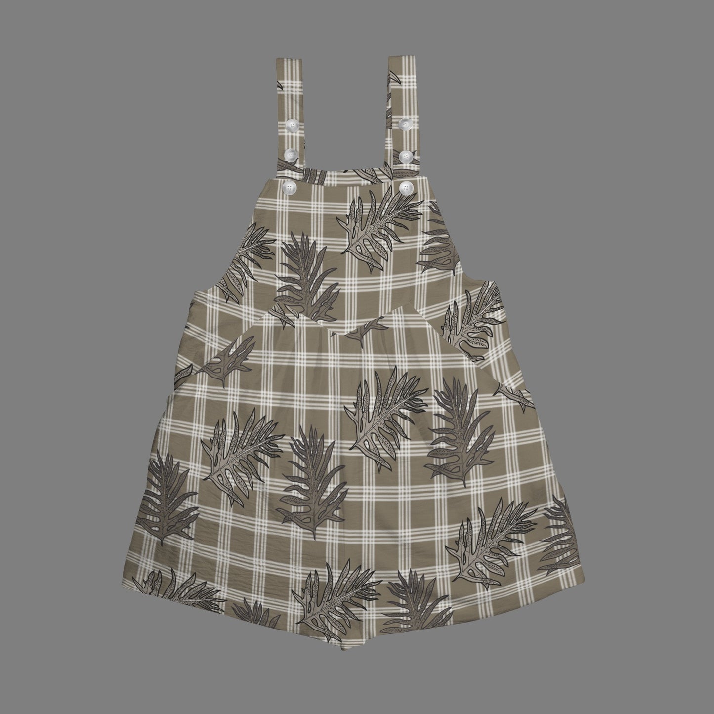 Ku'ulei Romper - Palaka and Laua'e Taupe