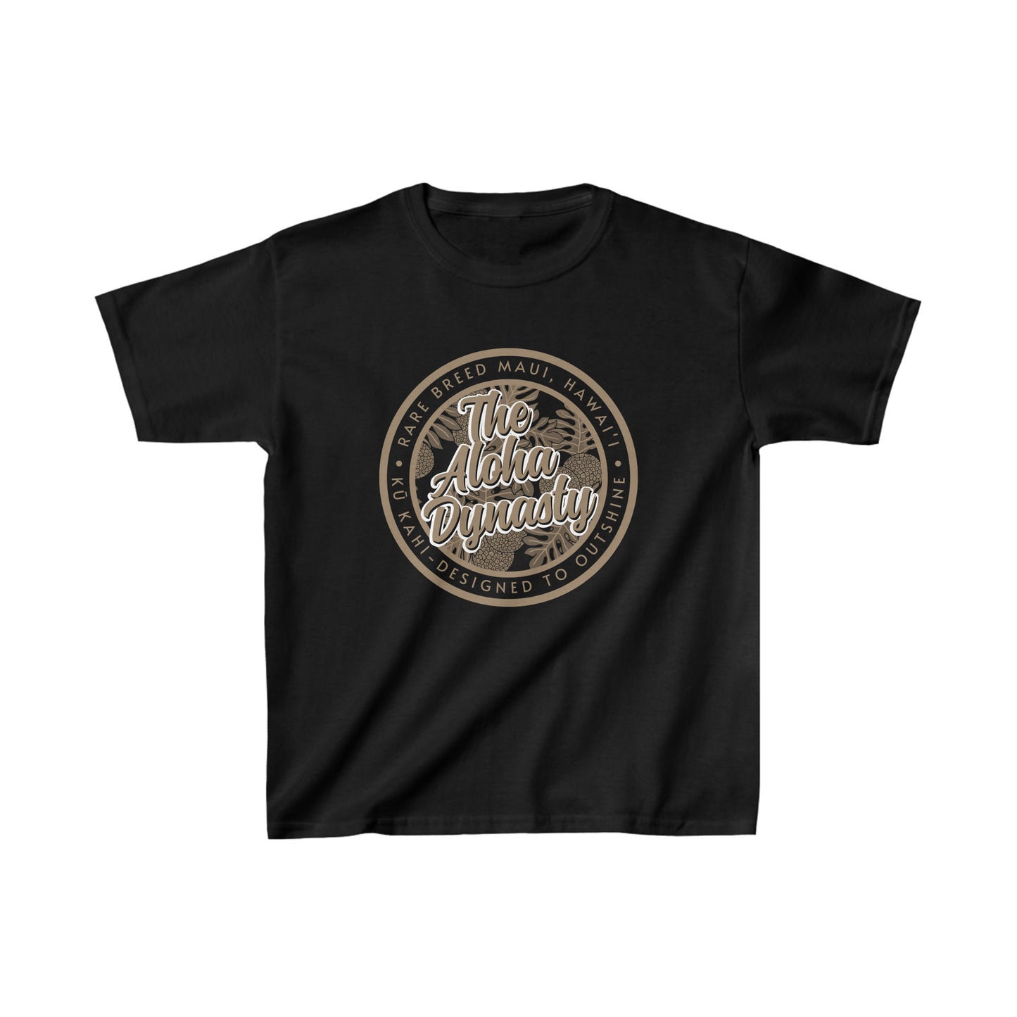 Ulu Breadfruit Hawaiian Print Aloha Dynasty Kids Heavy Cotton™ Tee