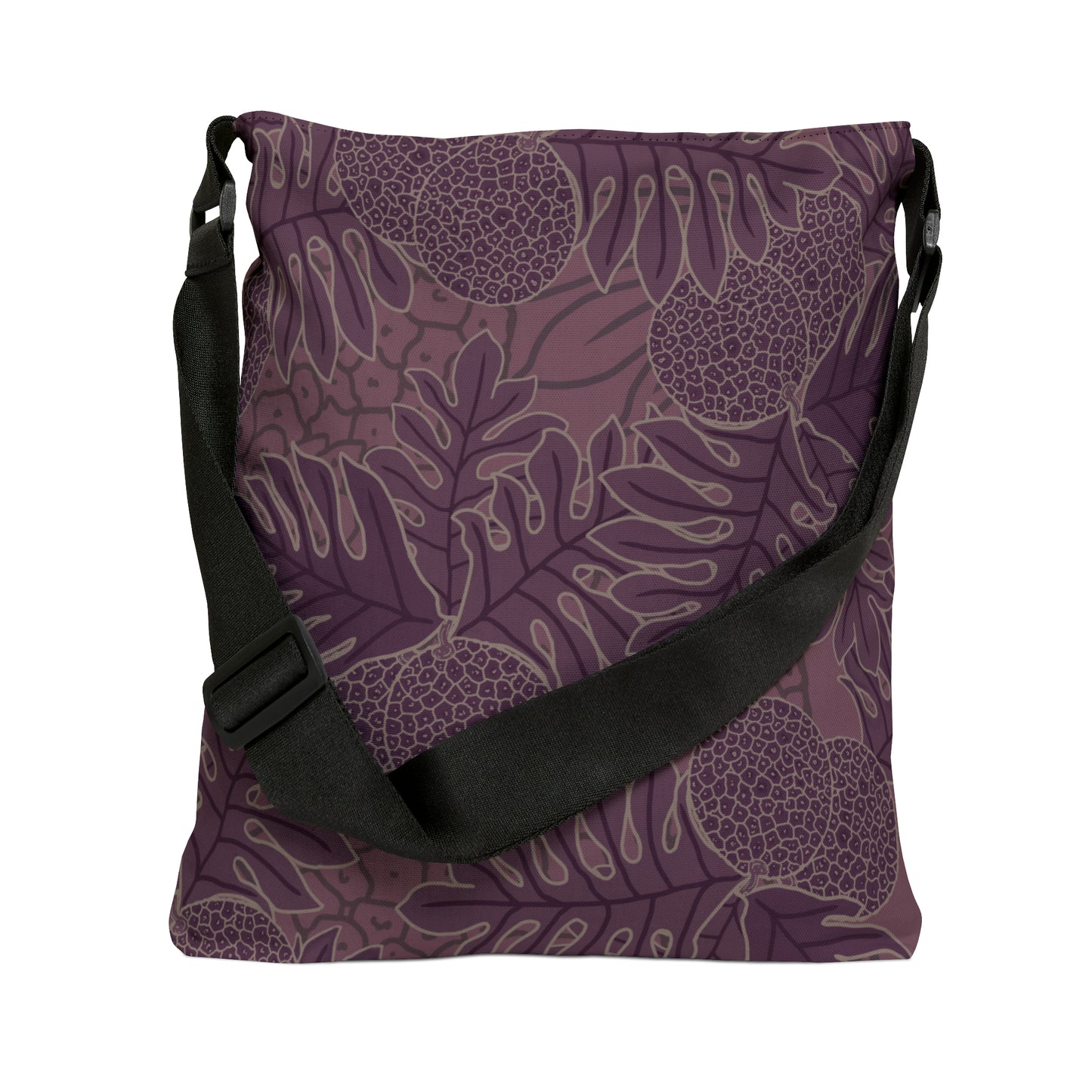 Copy of Hawaiian Tropical Print Soft Tones Adjustable Tote Bag