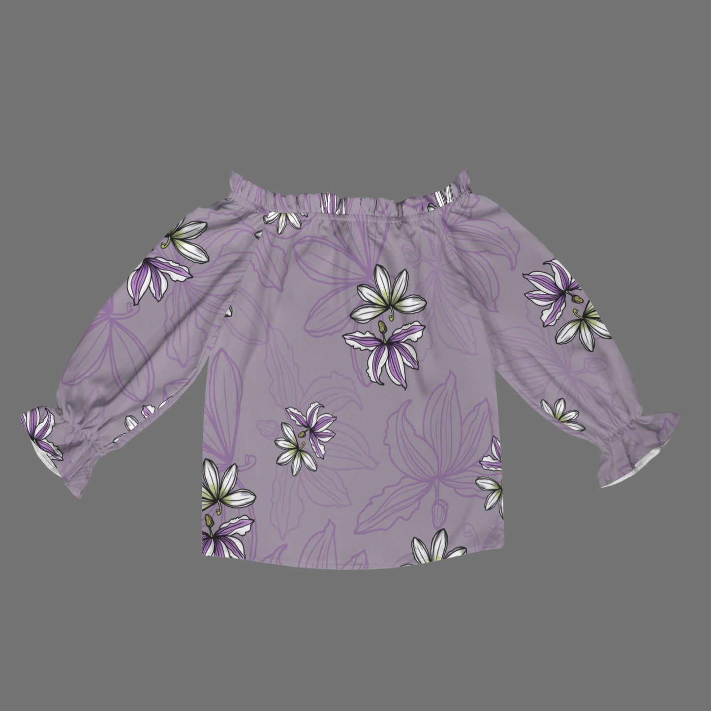 Kamalei Blouse in Naupaka - Lavender