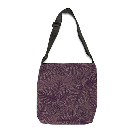 Copy of Hawaiian Tropical Print Soft Tones Adjustable Tote Bag
