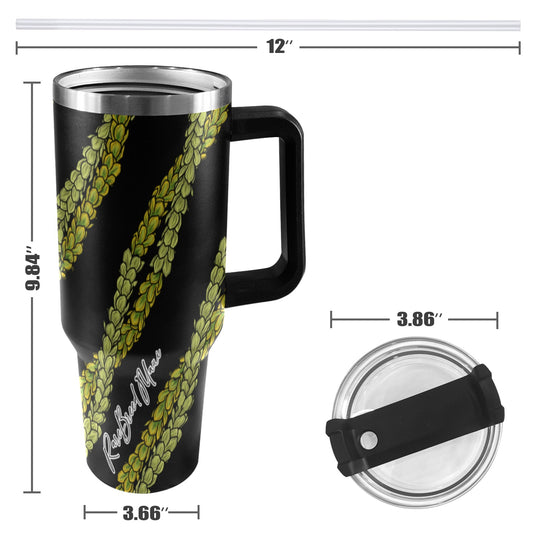Pakalana Lei 40oz Tumbler - Black Handles