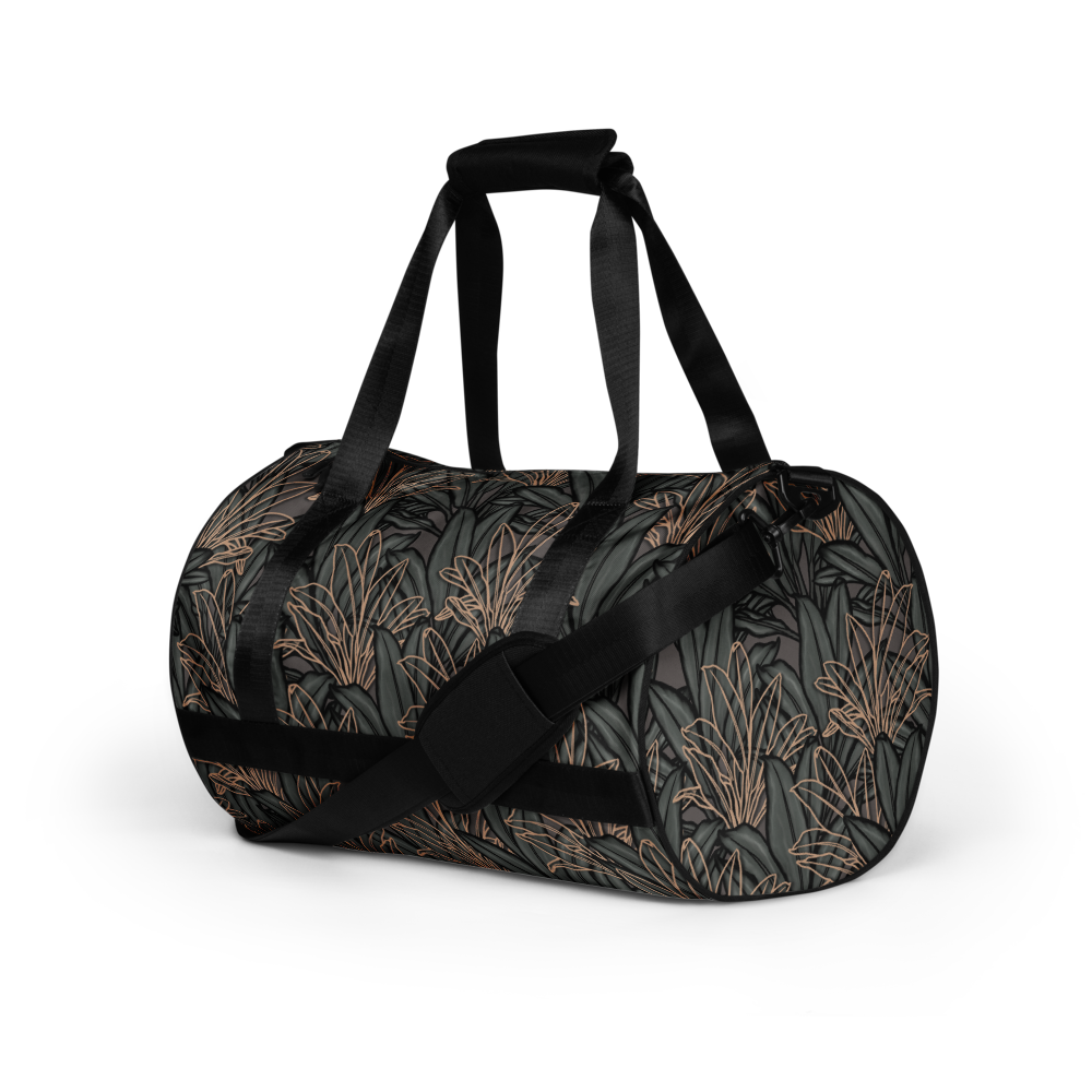La'i - Ti Leaf (Ki) Hawaiian Print Gym Bag | Duffle Bag