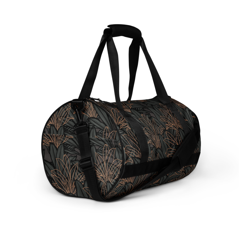 La'i - Ti Leaf (Ki) Hawaiian Print Gym Bag | Duffle Bag