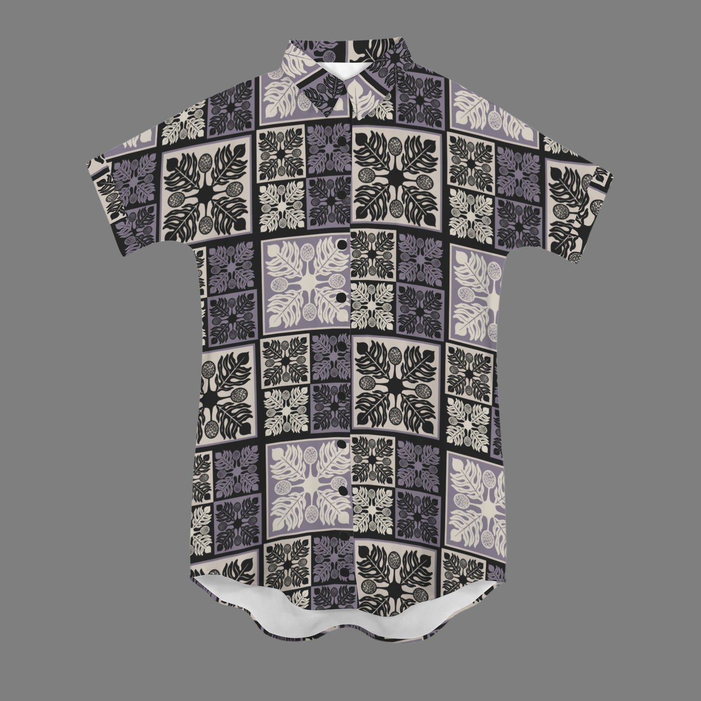 Nani 2.0 Ulu Kapa Kuiki Black Print - Lavender & Gray
