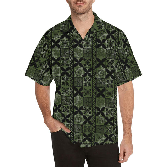 Hawaiian Kapa Quilt - Men's Aloha Shirt in Various Colors (select)