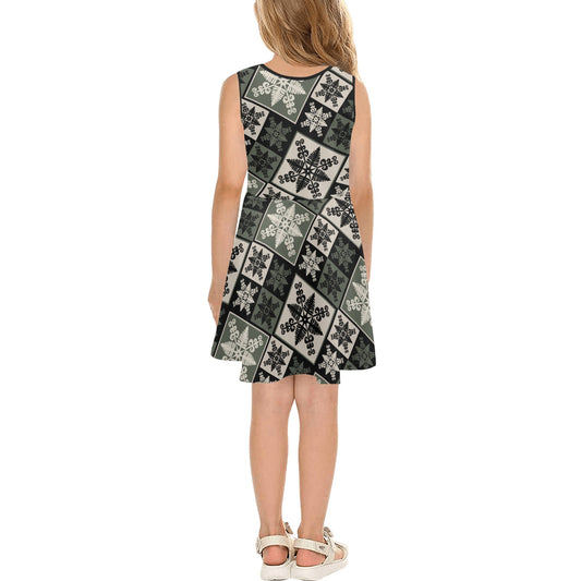 Kupukupu Fern Hawaiian Print Kapa Kuiki Block Print - Green