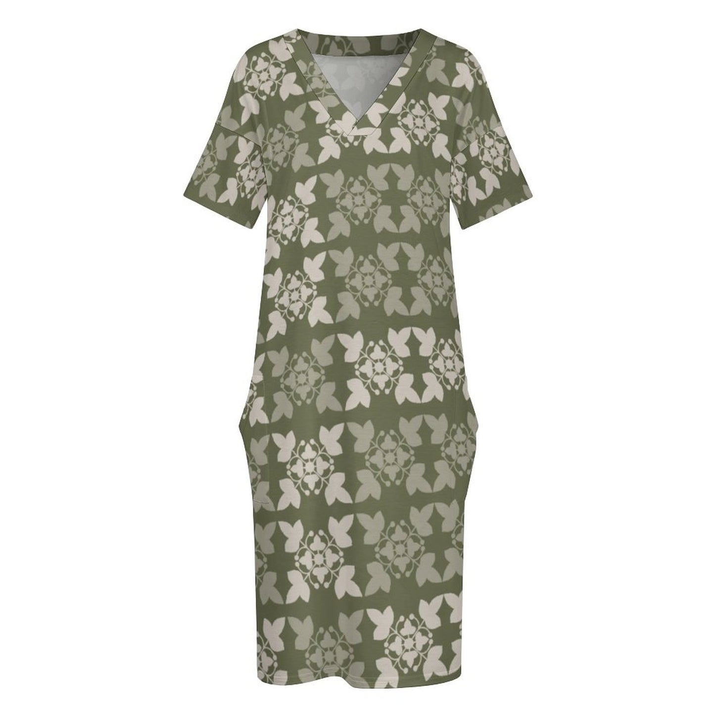 Hiʻilei Dress - Kukui Kapa Kuiki Hawaiian Print