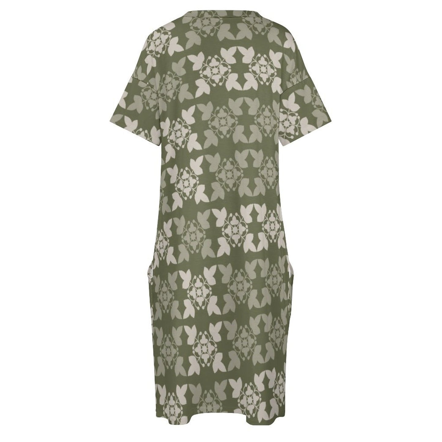 Hiʻilei Dress - Kukui Kapa Kuiki Hawaiian Print