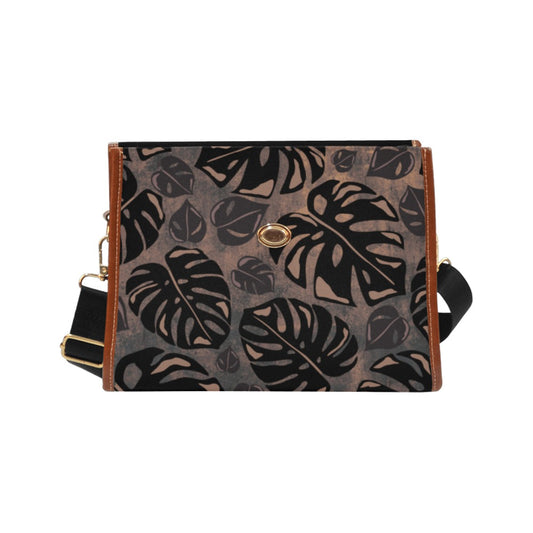 Monstera Waterproof Canvas Bag