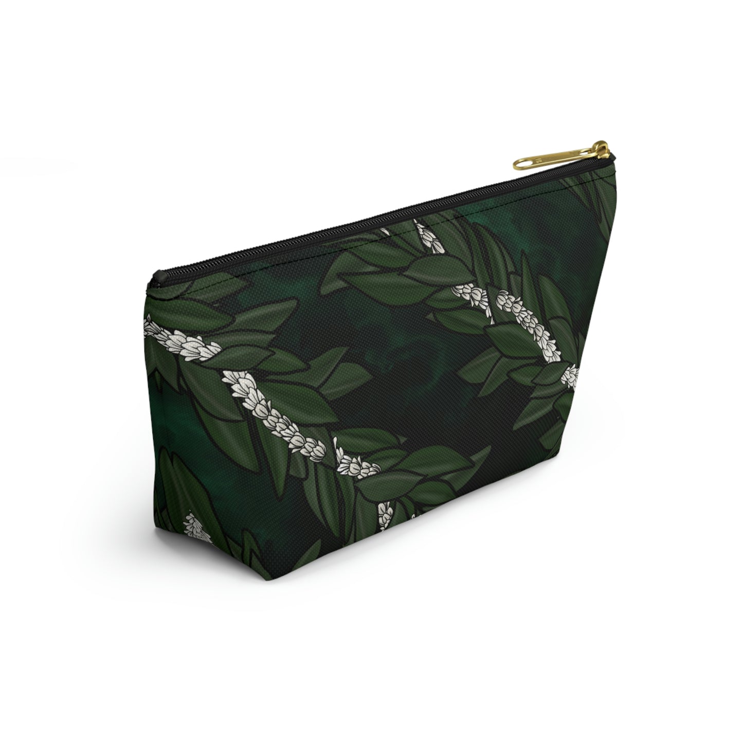 Pikake Maile Lei Accessory Pouch w T-bottom