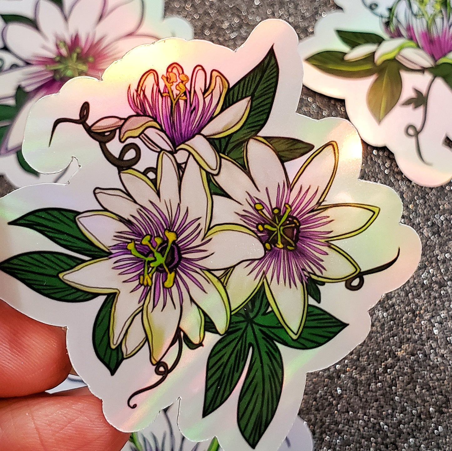 Liliko'i Passion Fruit Sticker Set - Holographic