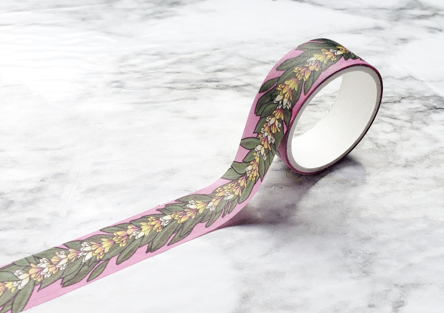 Lei Pua Melia Plumeria Washi Tape