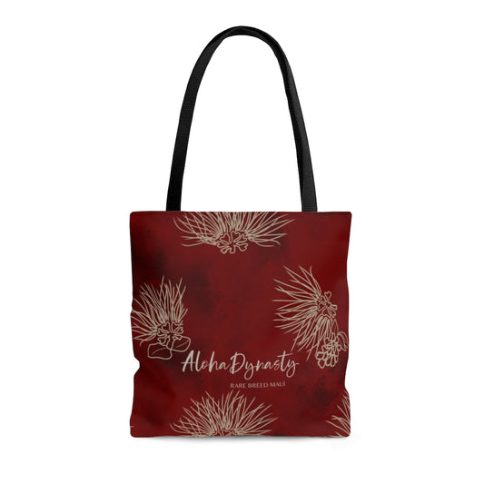 Red Ohia Lehua Watercolor Tote Bag