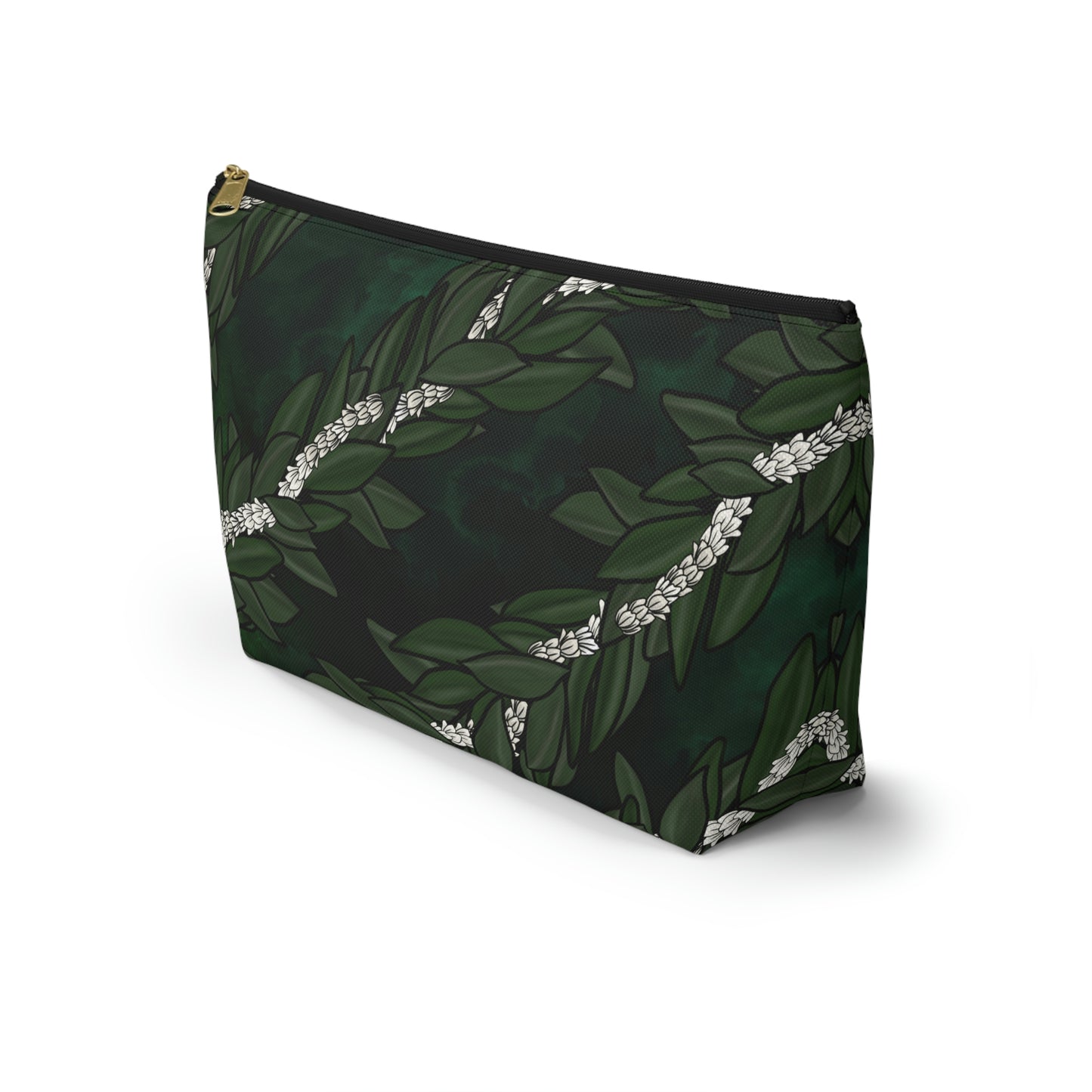 Pikake Maile Lei Accessory Pouch w T-bottom
