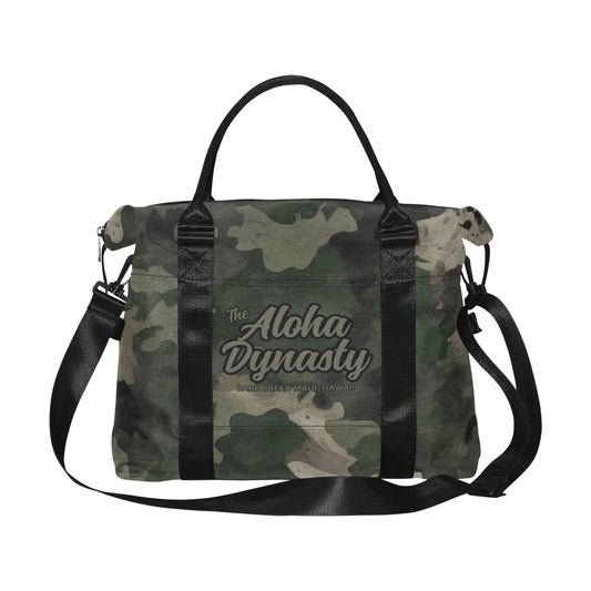 Aloha Dynasty Camouflage Duffle Bag with Trolley Sleeve - The Huaka'i Weekender Duffle