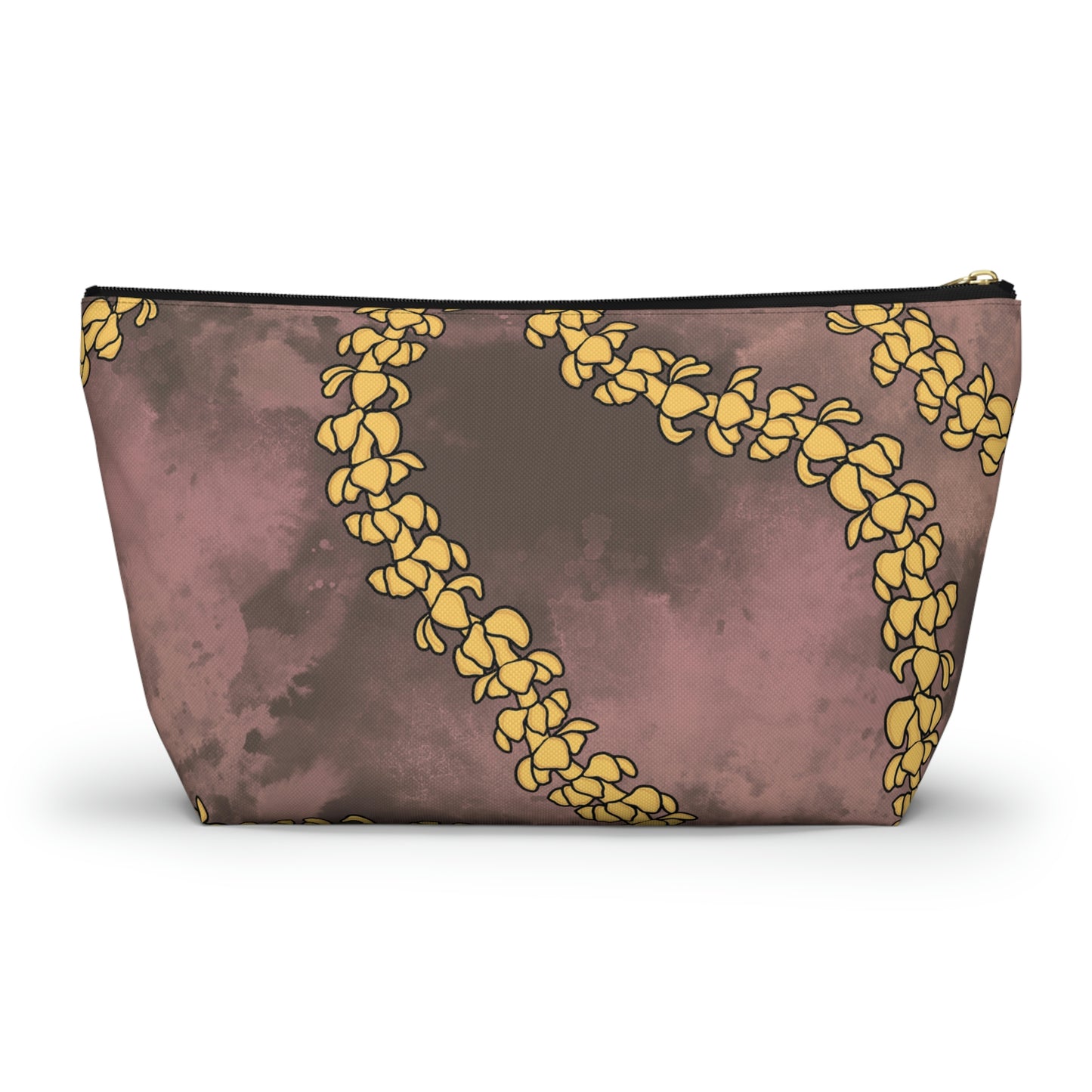 Puakenikeni Watercolor Accessory Pouch w T-bottom
