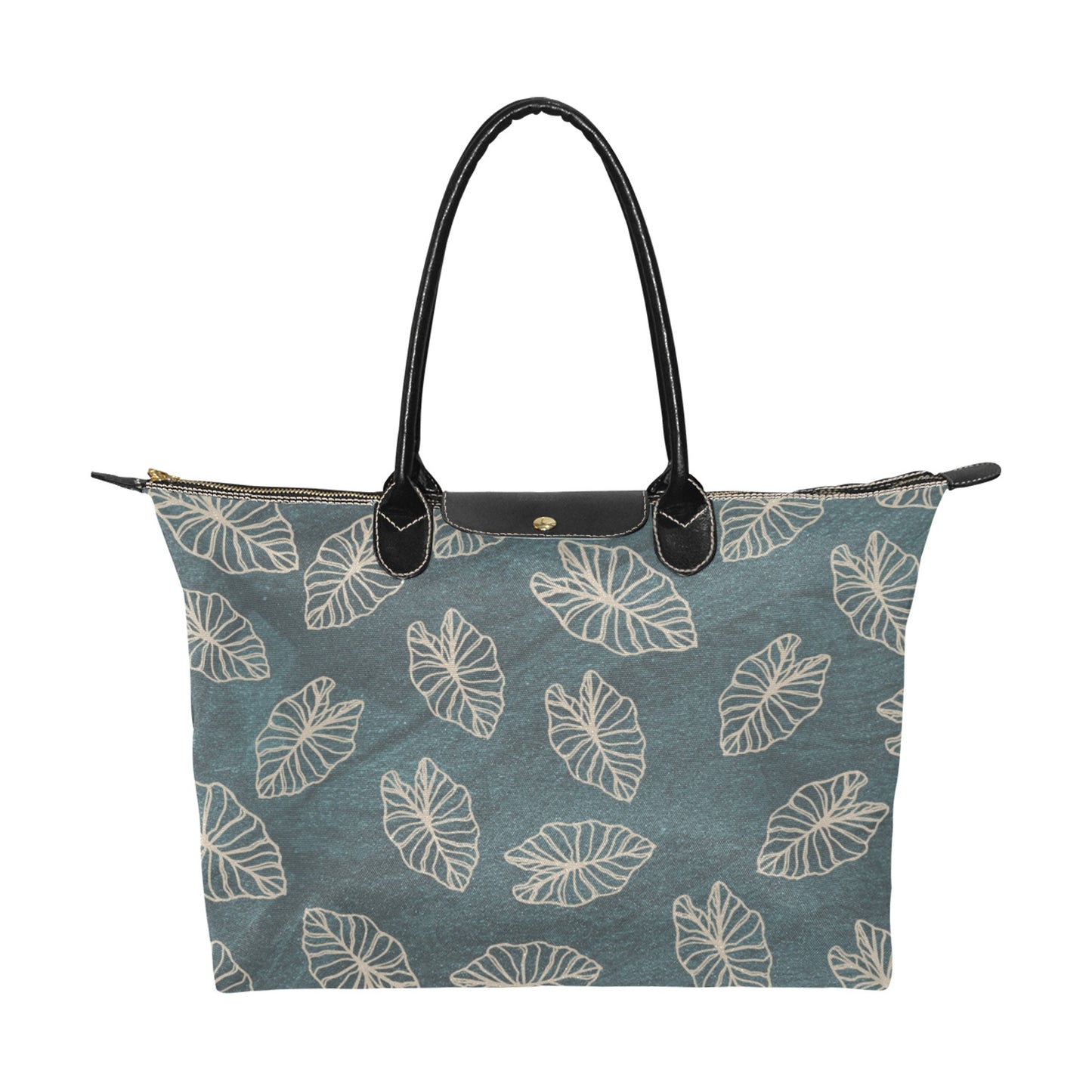 Kalo Blue Teal Watercolor Single Shoulder Handbag Single-Shoulder Lady Handbag (Model 1714)