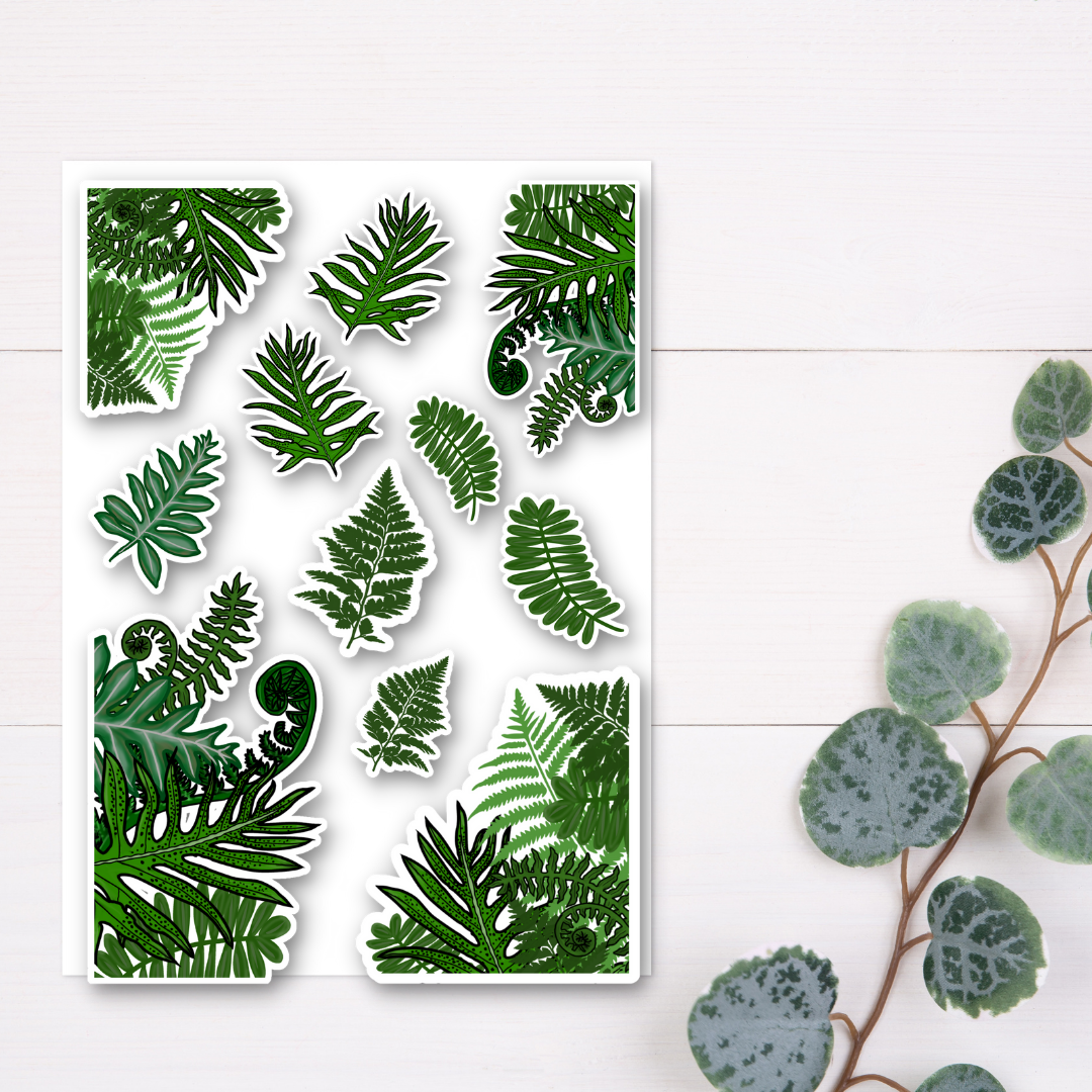 March Monthly Sticker Kit - Hawaiian Fern