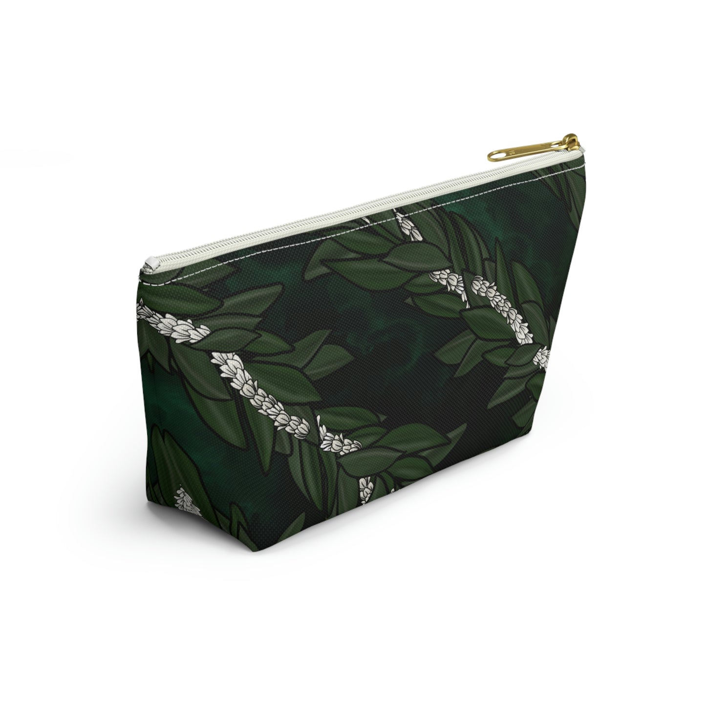 Pikake Maile Lei Accessory Pouch w T-bottom