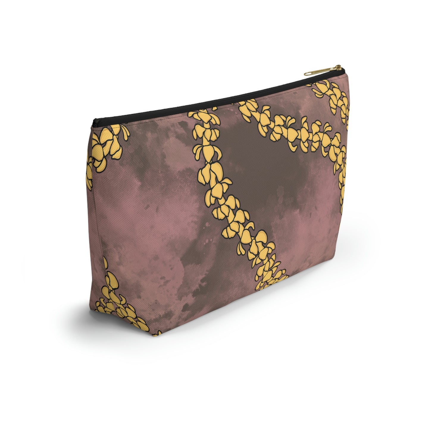 Puakenikeni Watercolor Accessory Pouch w T-bottom