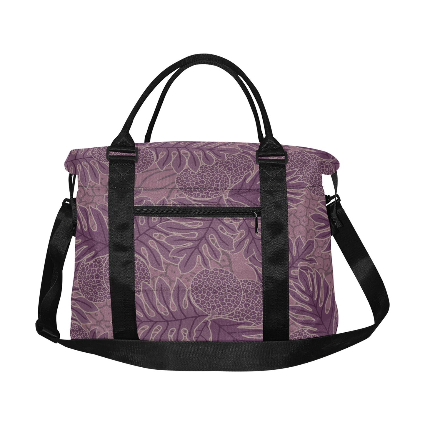 Ulu Breadfruit Hawaiian Print Duffle Bag with Trolley Sleeve - The Huaka'i Weekender Duffle