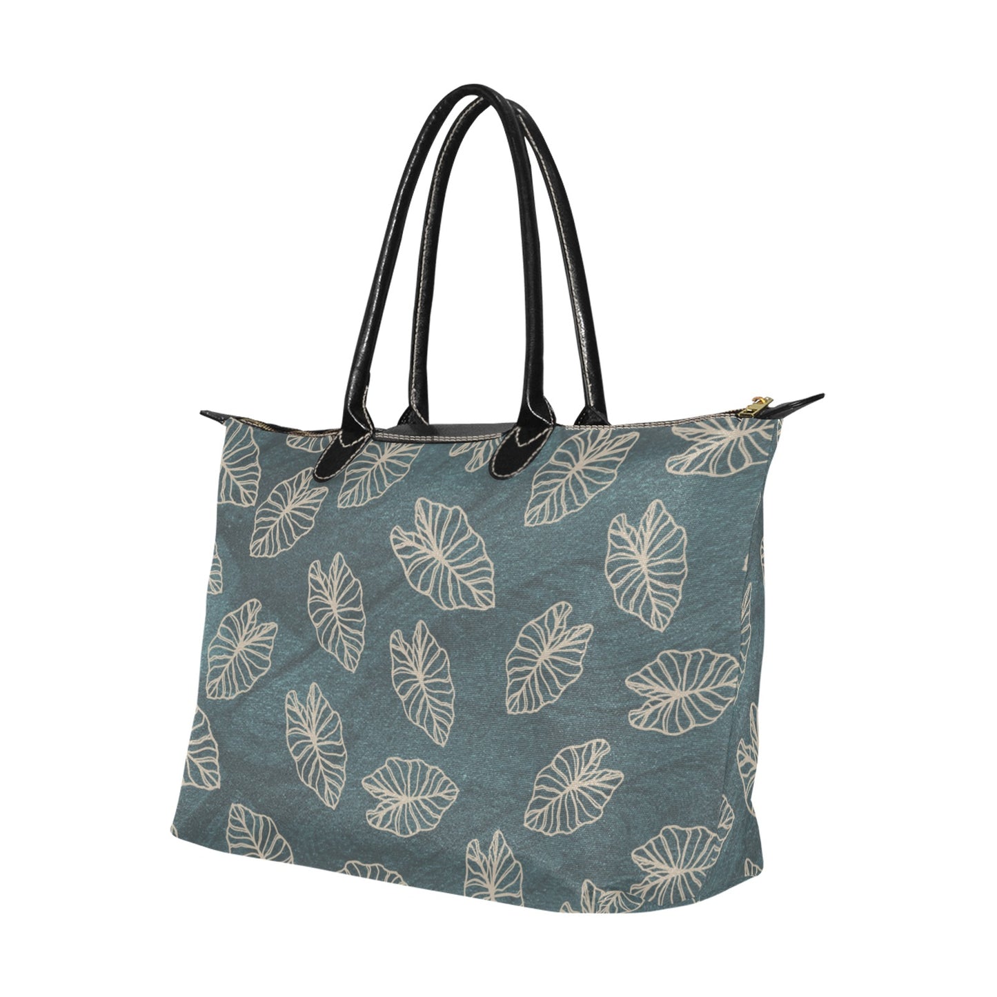 Kalo Blue Teal Watercolor Single Shoulder Handbag Single-Shoulder Lady Handbag (Model 1714)