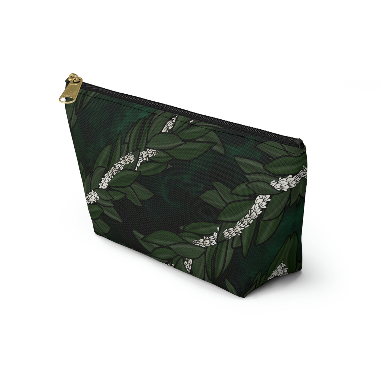Pikake Maile Lei Accessory Pouch w T-bottom