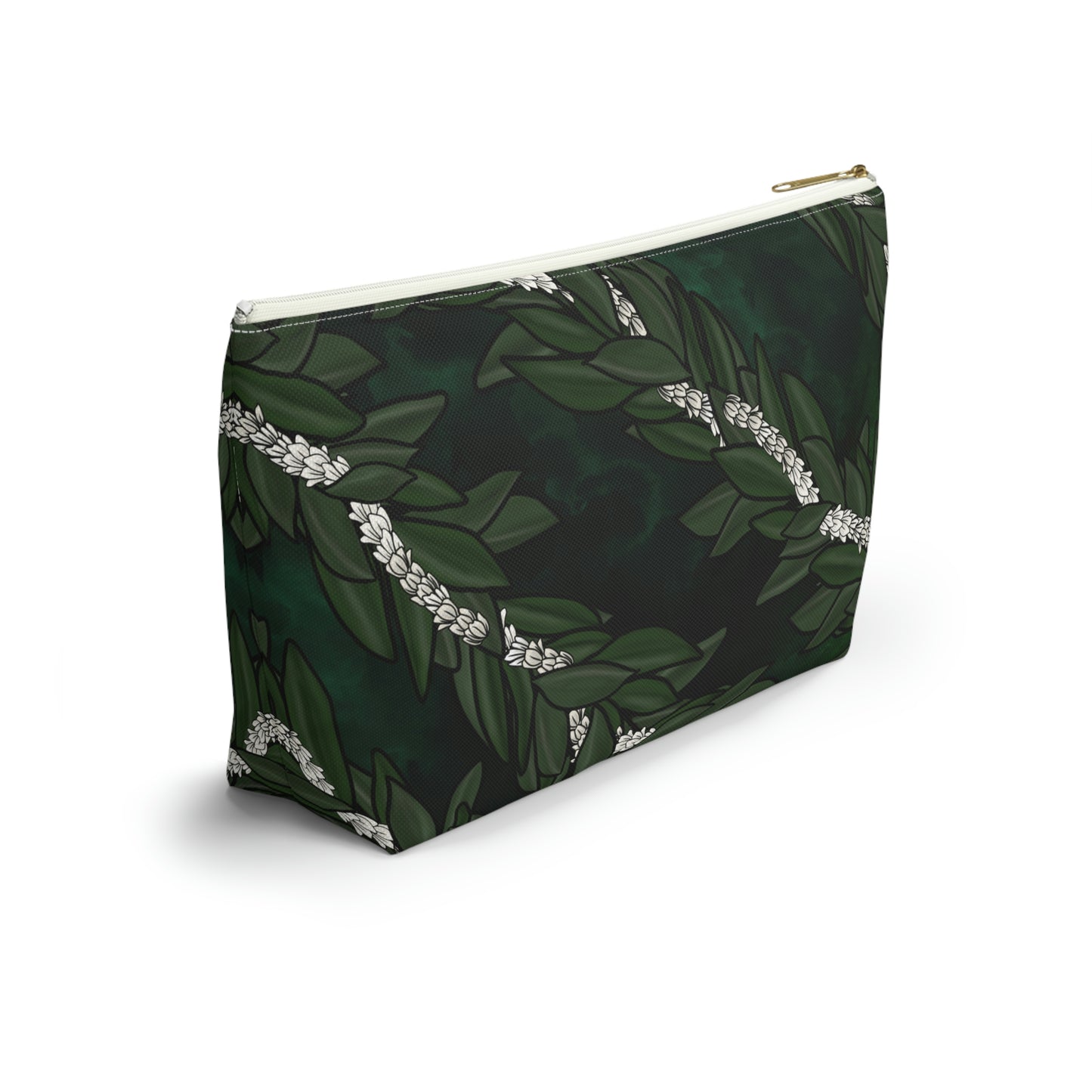 Pikake Maile Lei Accessory Pouch w T-bottom