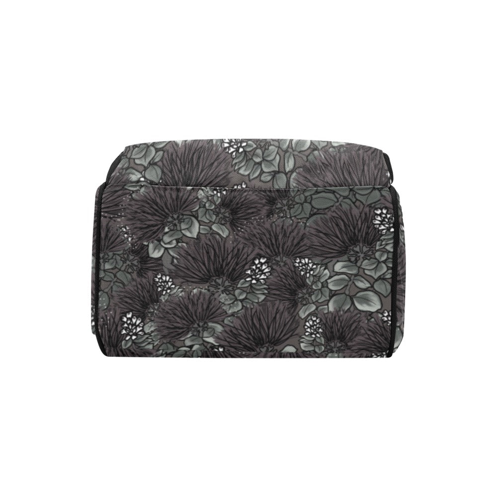 'Ohi'a Lehua Design Diaper Bag Backpack Multi-Function Diaper Backpack/Diaper Bag