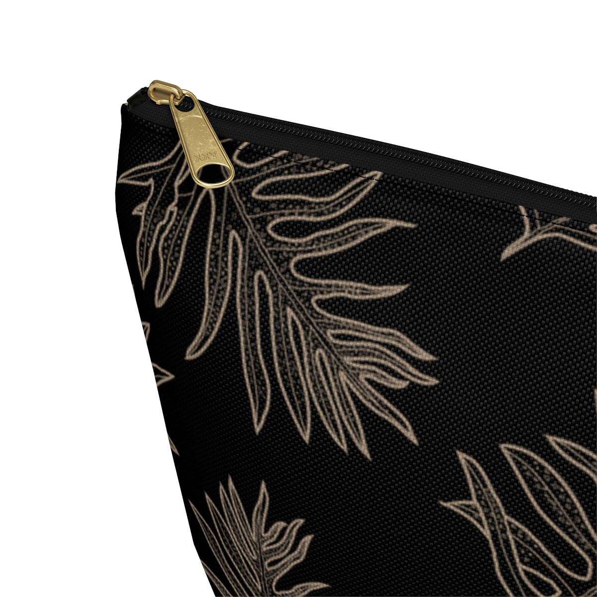 Laua'e Fern Hawaiian Print Accessory Pouch with T-bottom