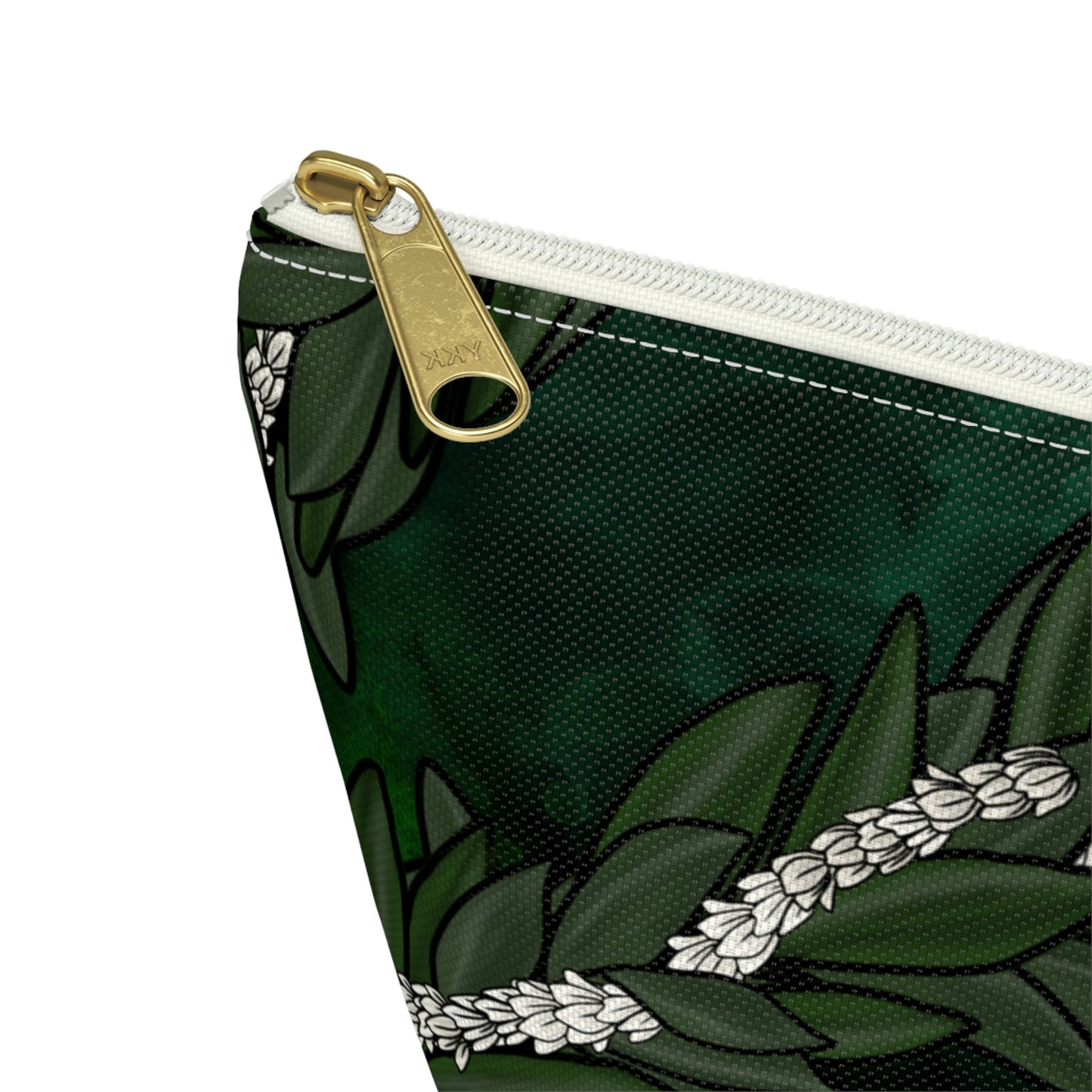 Pikake Maile Lei Accessory Pouch w T-bottom
