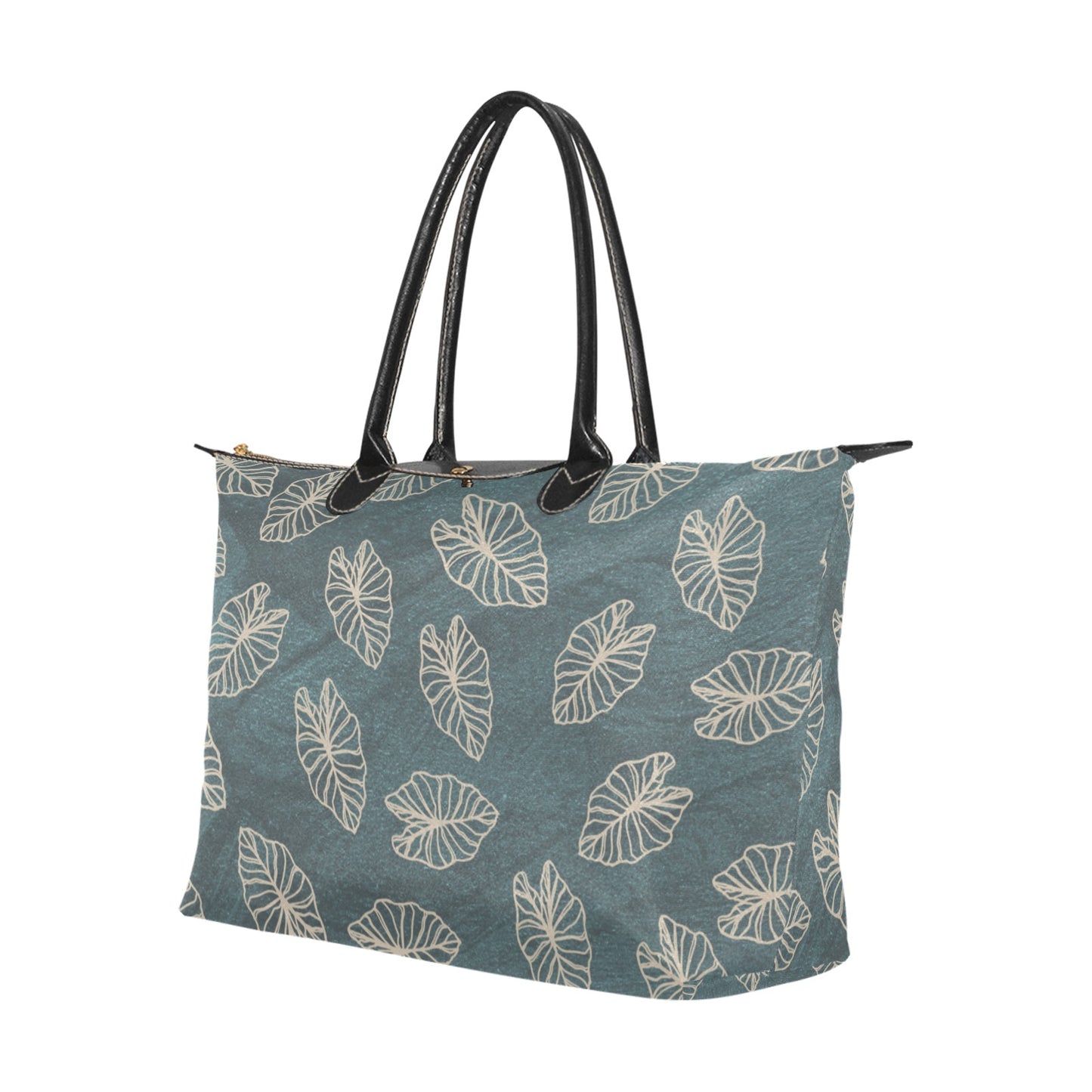 Kalo Blue Teal Watercolor Single Shoulder Handbag Single-Shoulder Lady Handbag (Model 1714)