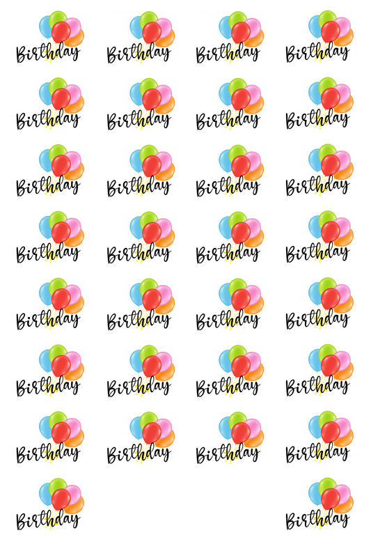 Birthday Sticker Sheet