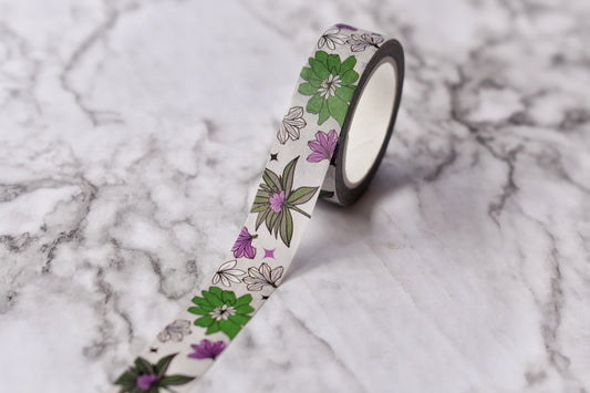 Naupaka Kuahiwi a me Naupaka Kahakai Washi Tape