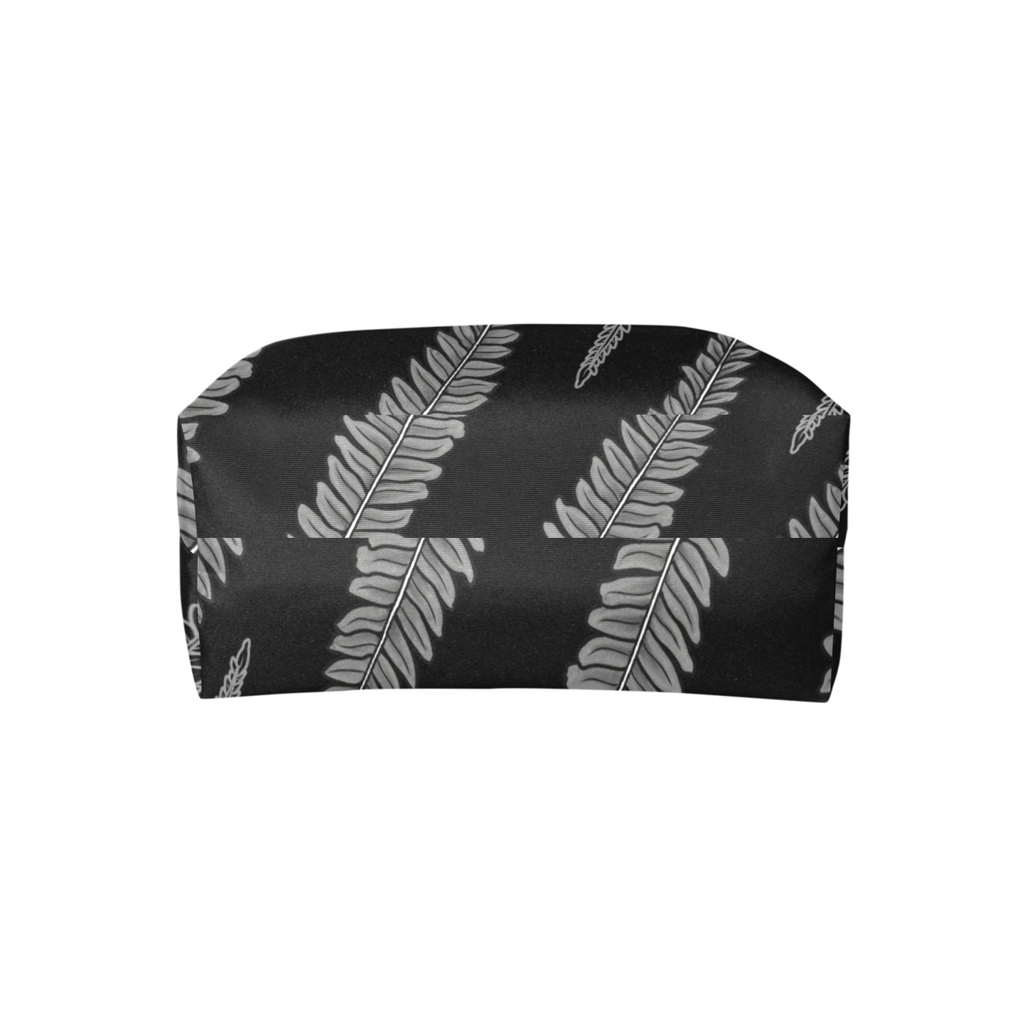 Hapu'u Fern Black and Gray Hawaiian Print Single-Shoulder Handbag