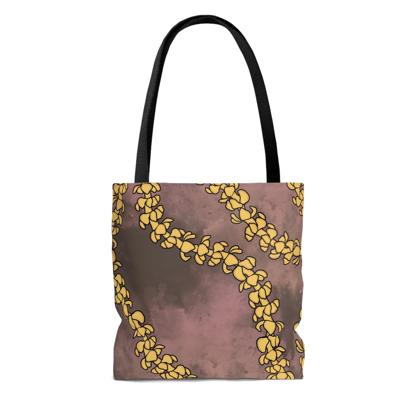 Puakenikeni Lei Dusty Blush Watercolor Tote Bag