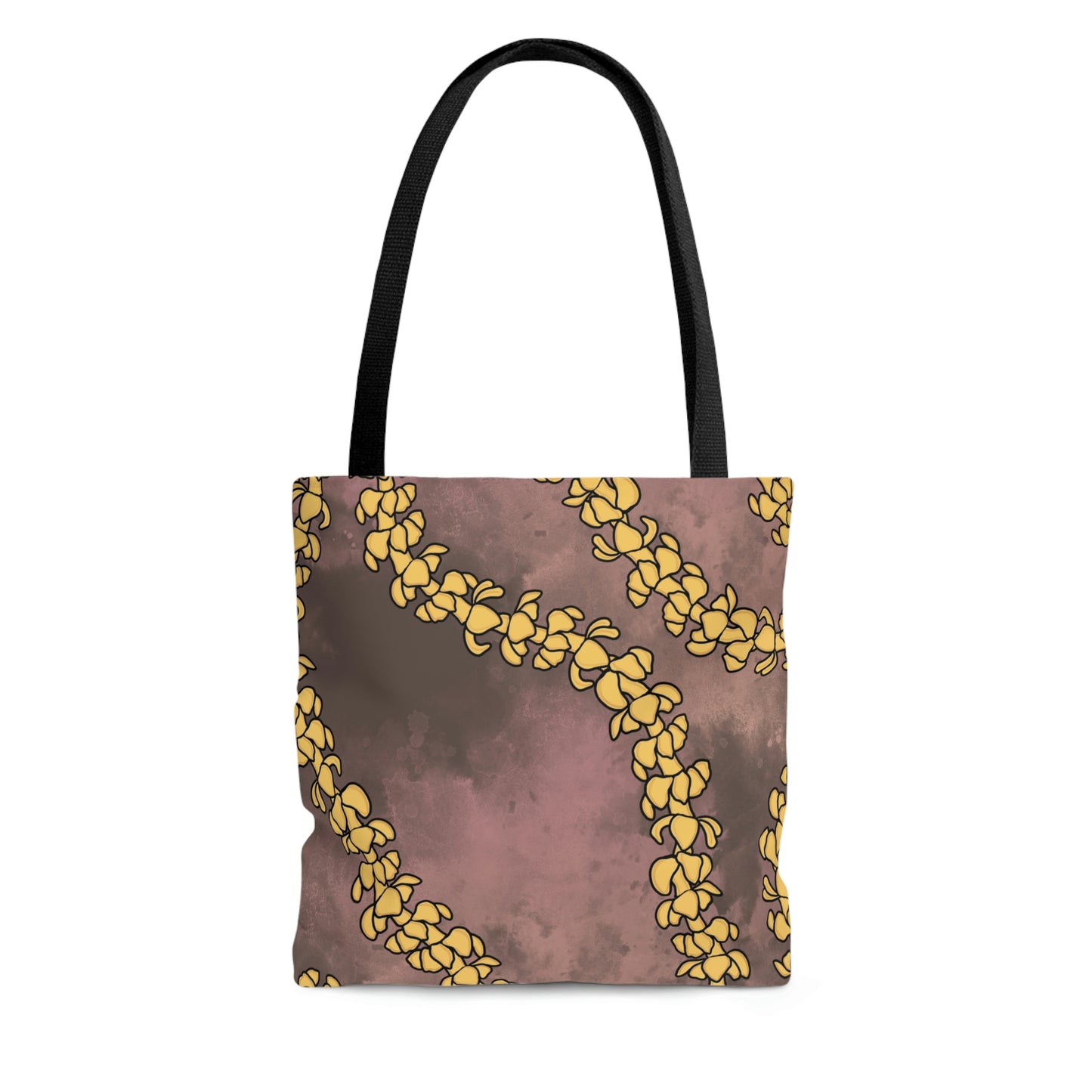 Puakenikeni Lei Dusty Blush Watercolor Tote Bag