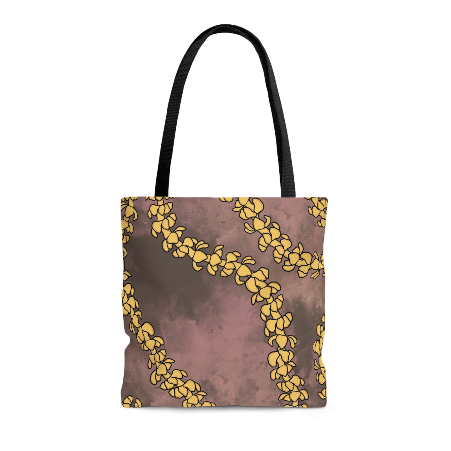 Puakenikeni Lei Dusty Blush Watercolor Tote Bag