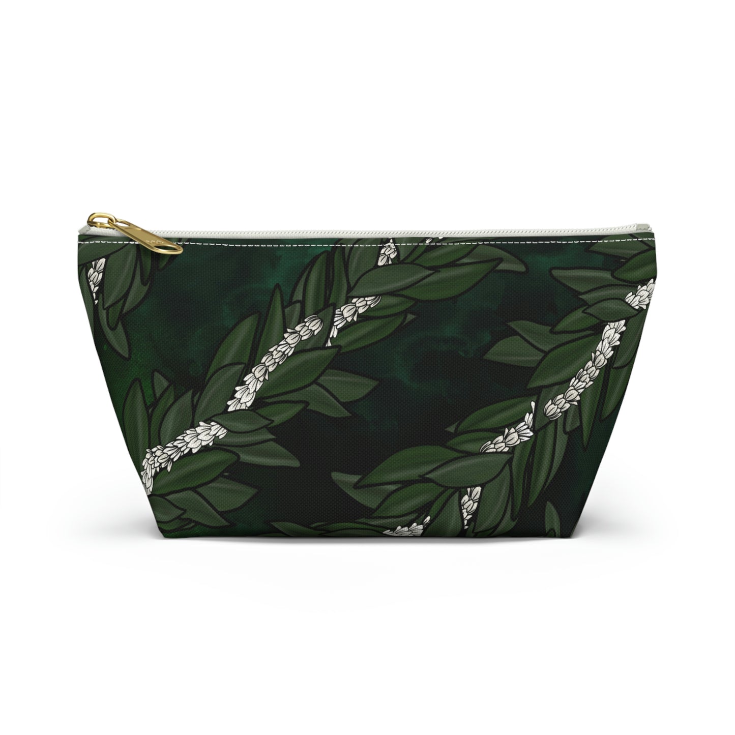 Pikake Maile Lei Accessory Pouch w T-bottom